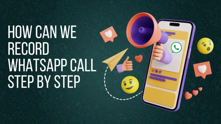 How can we record whatsapp calls